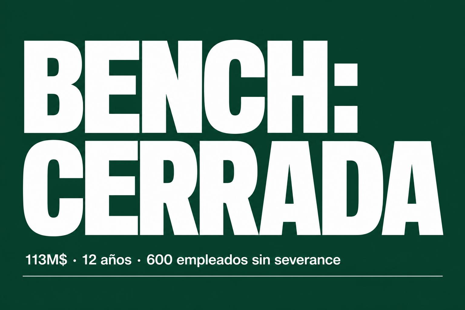 Bench Accounting: cómo los VCs mataron a una empresa que funcionaba