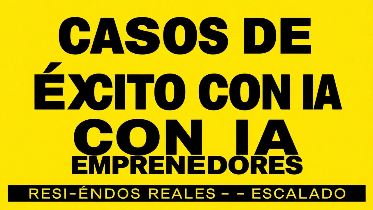 Casos de Éxito: Emprendedores que Triunfaron Gracias a la Inteligencia Artificial