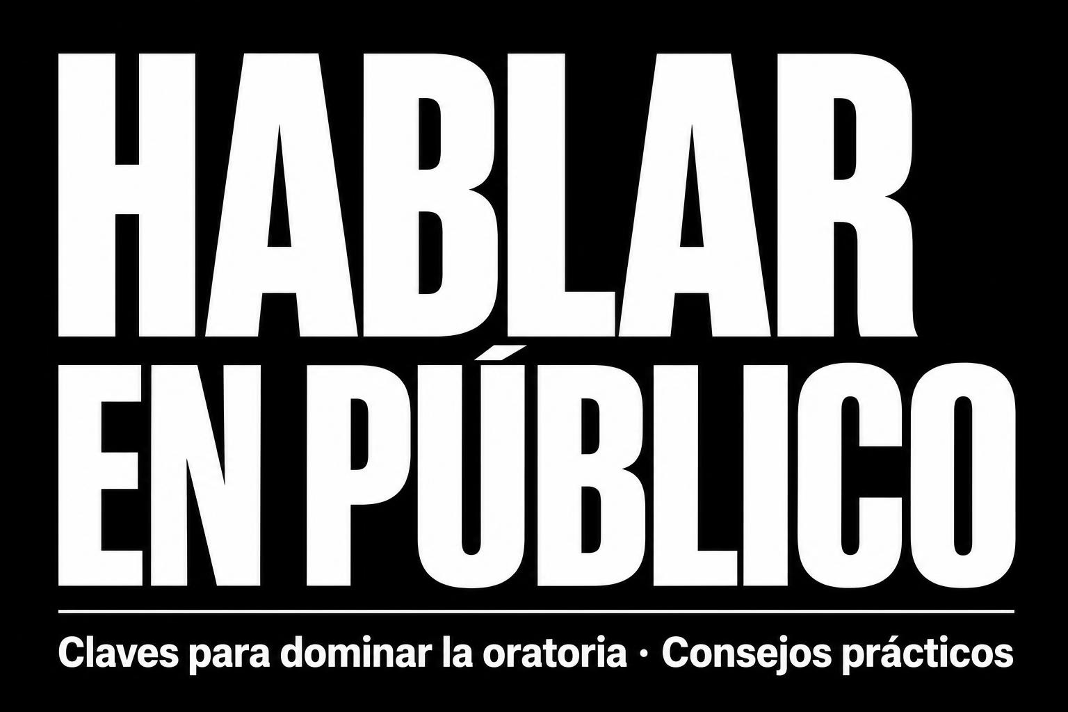 Claves de cómo hablar en público