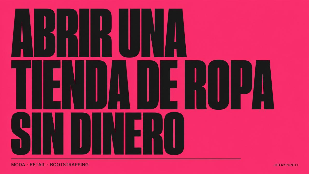Cómo abrir una tienda de ropa sin dinero