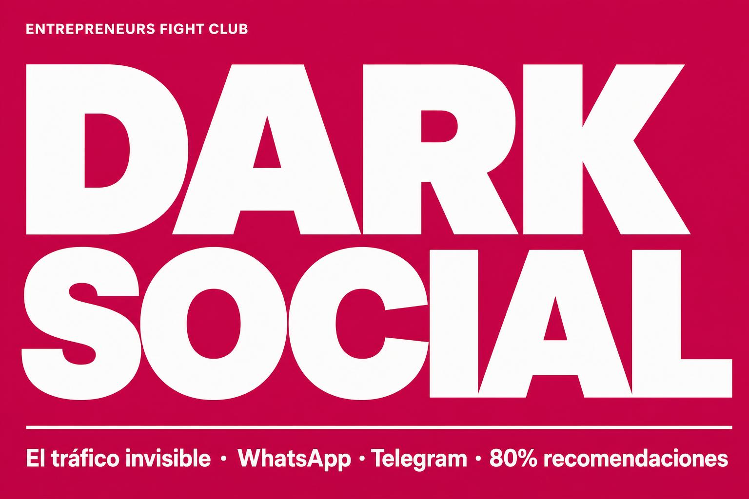 Dark Social: el tráfico invisible que tu analítica no puede medir