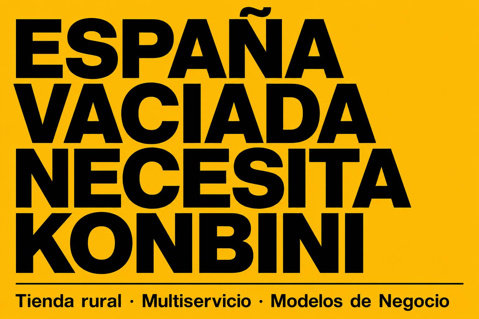 La España vaciada necesita el modelo konbini japonés (y nadie lo está haciendo)