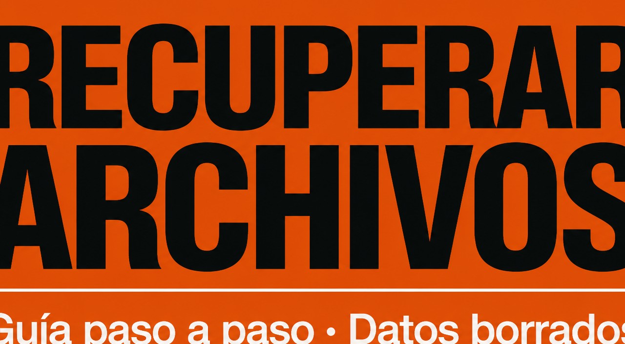 ¿ Cómo recuperar archivos borrados ?