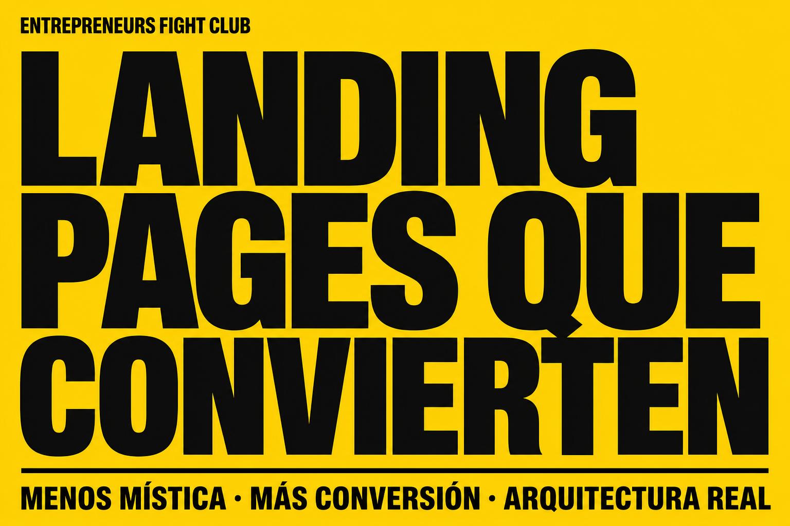 El diseño de landing pages que de verdad funciona: menos mística y más conversión