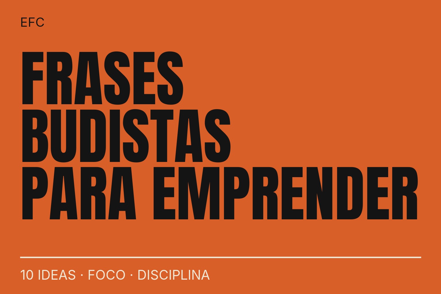 10 Frases budistas para emprendedores